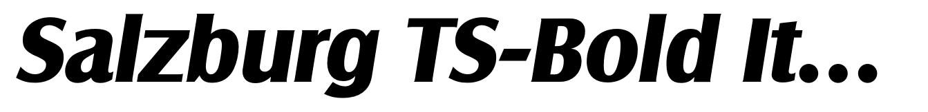 Salzburg TS-Bold Italic